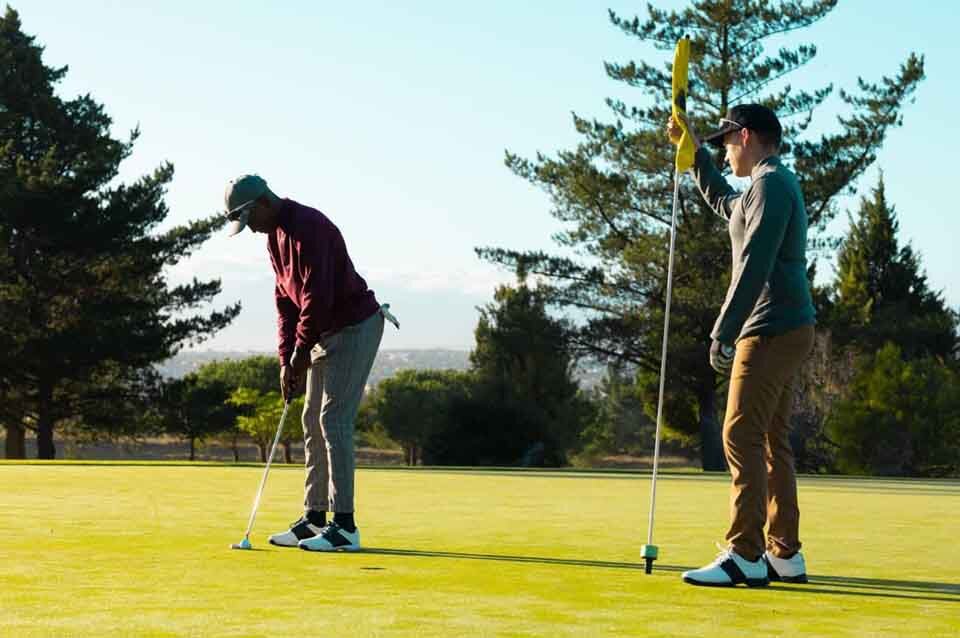 golfing