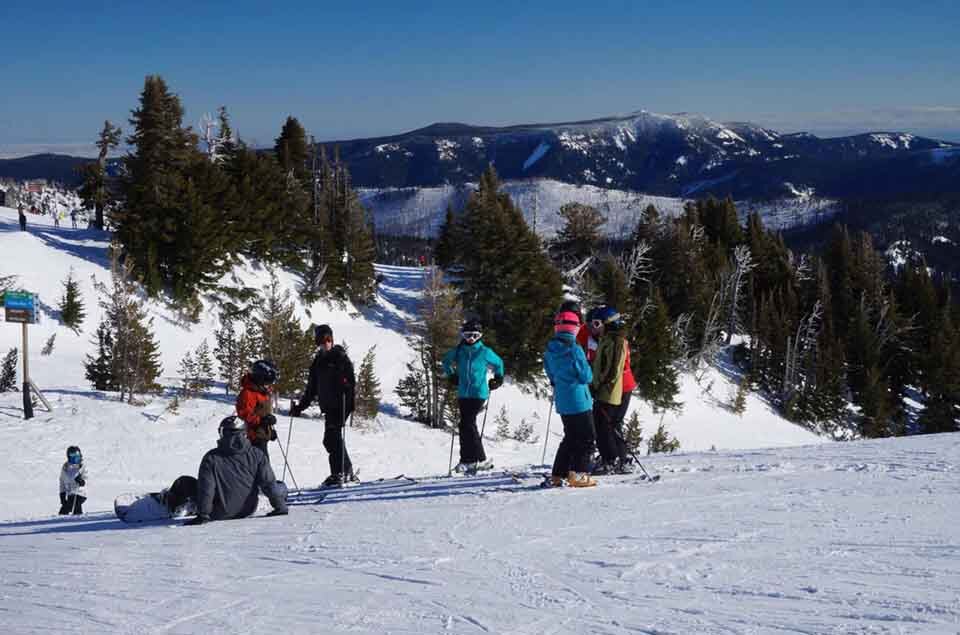 Skiing on Mount Hood