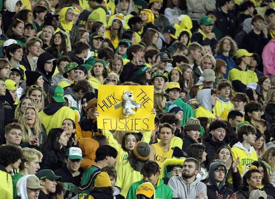 Oregon Ducks fans