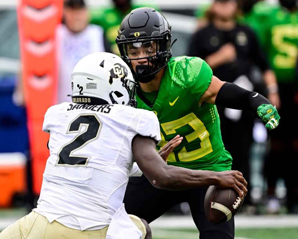 Oregon Ducks Vs Colorado Buffaloes Football Game Highlights