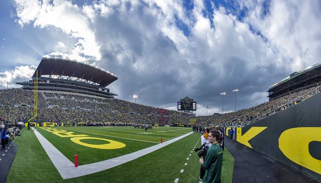 Autzen Stadium in Eugene, Orego