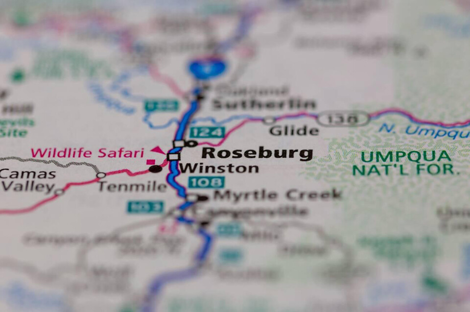 Roseburg Douglas County Oregon