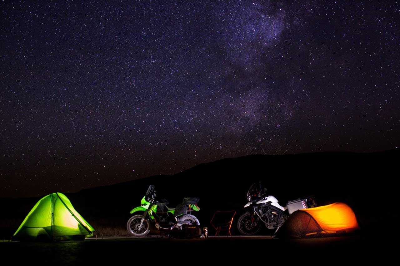 Camping, Alvord desert Oregon