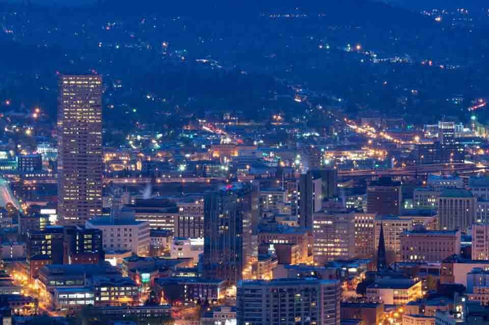 Downtown Portland Oregon, USA.