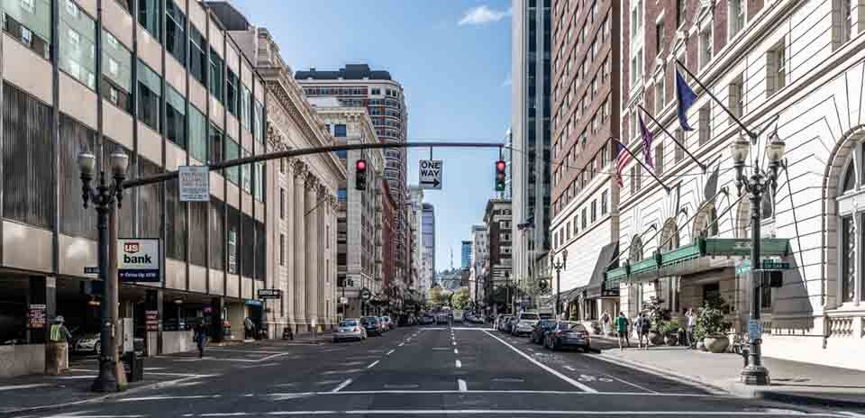 Downtown Portland, Oregon.
