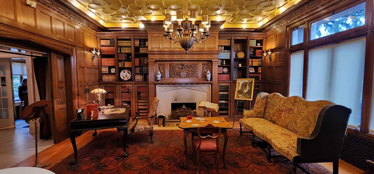 Interior of the Pittock Mansion