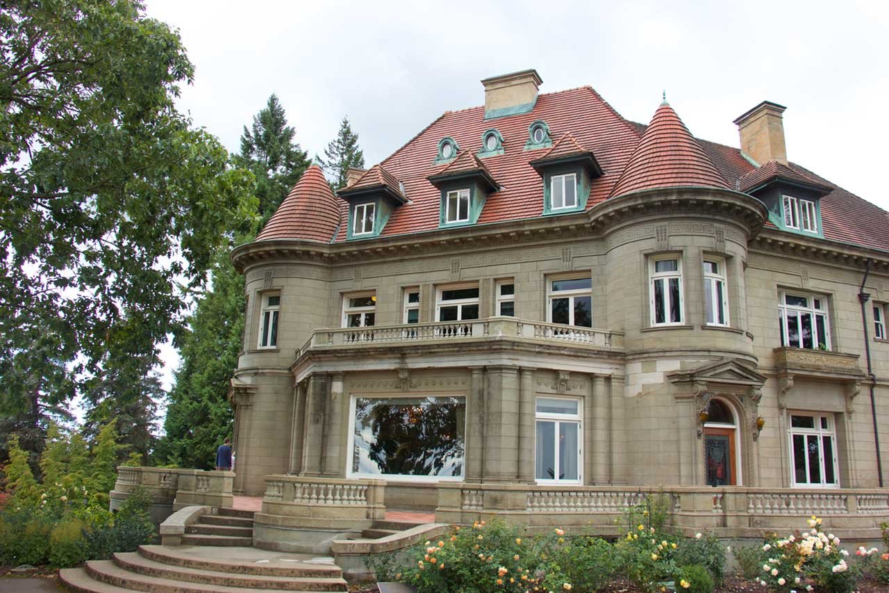 Pittock Mansion in Forest Park