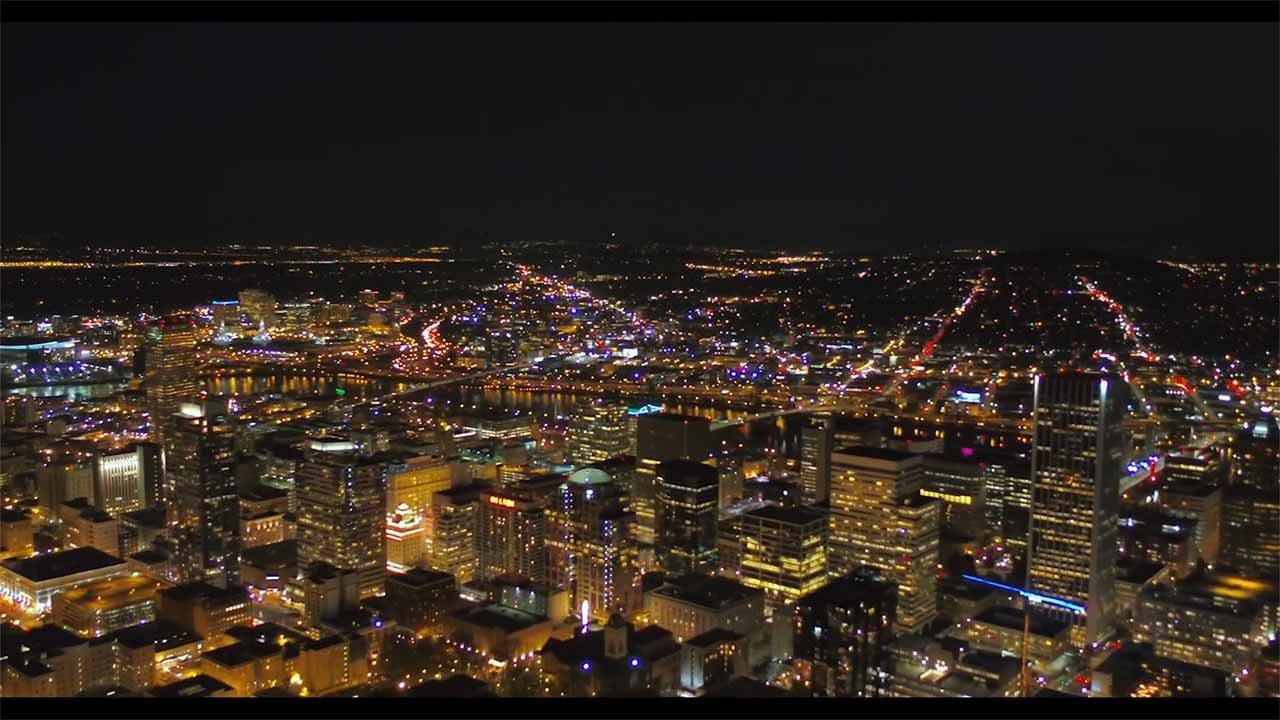 Portland, Oregon - Night time