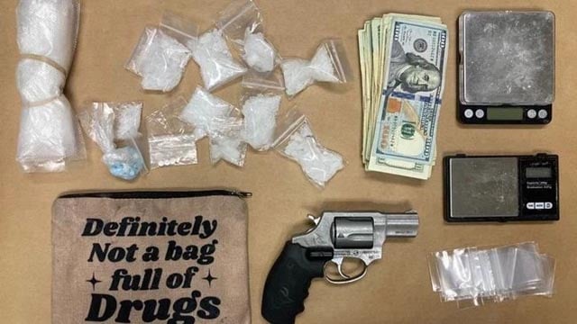 Definitely not a bag full of drugs