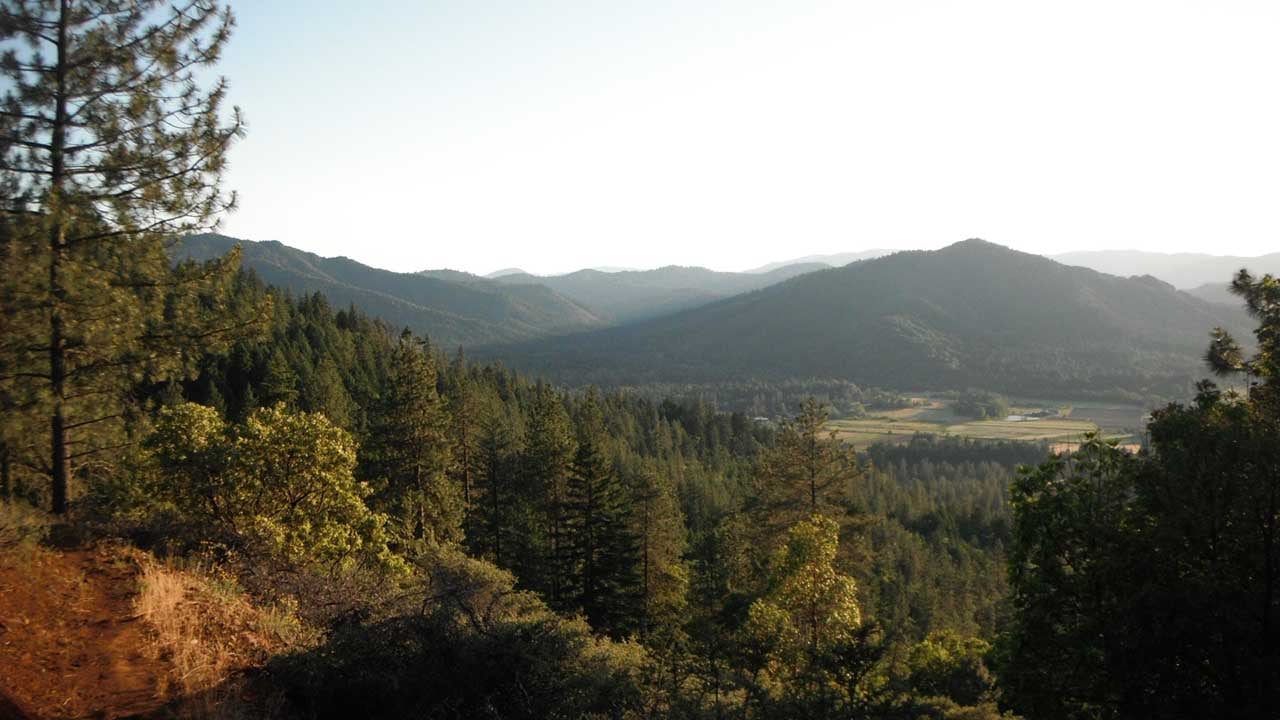 Josephine county forest - Bolt Mountain Trail near Grants Pass