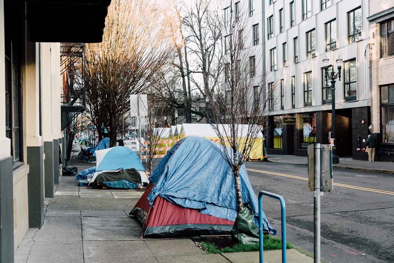 Homeless Portland Oregon