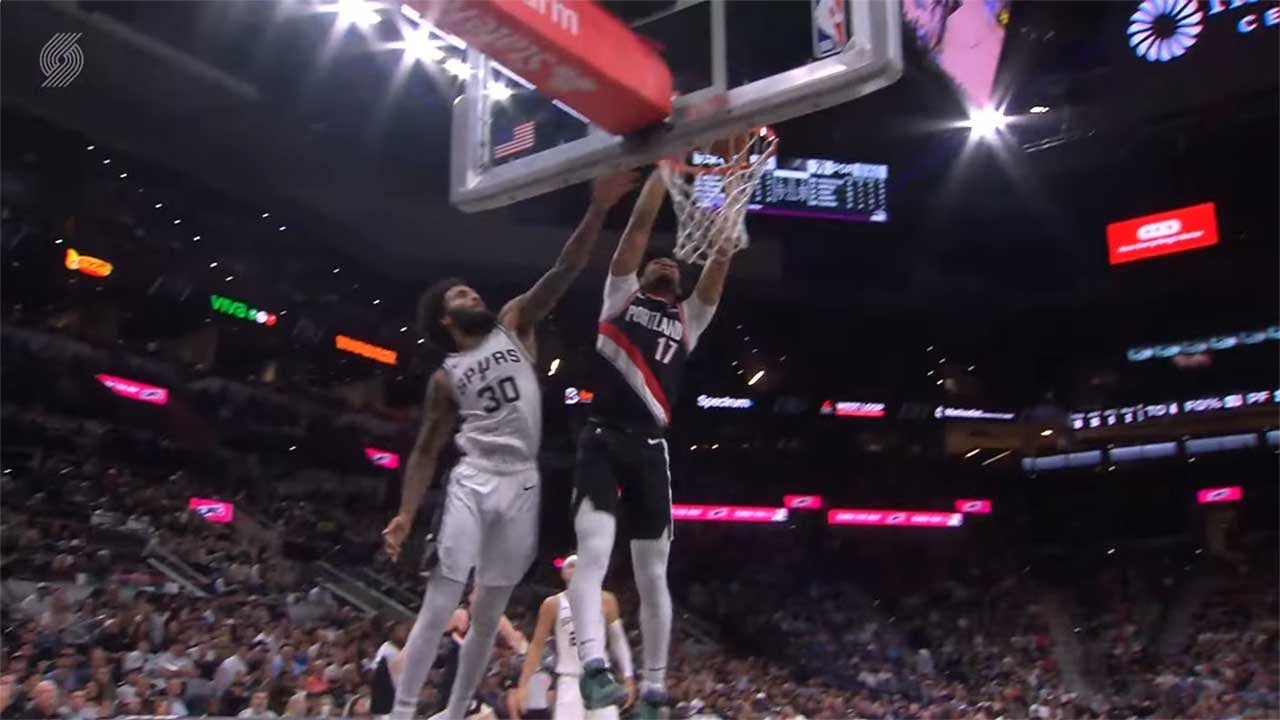 San Antonio Spurs vs Portland Trail Blazers