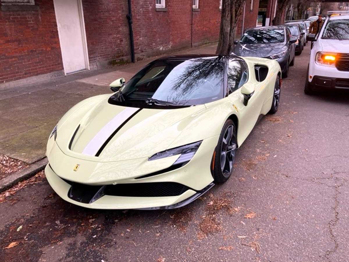 Ferrari stolen in Portland