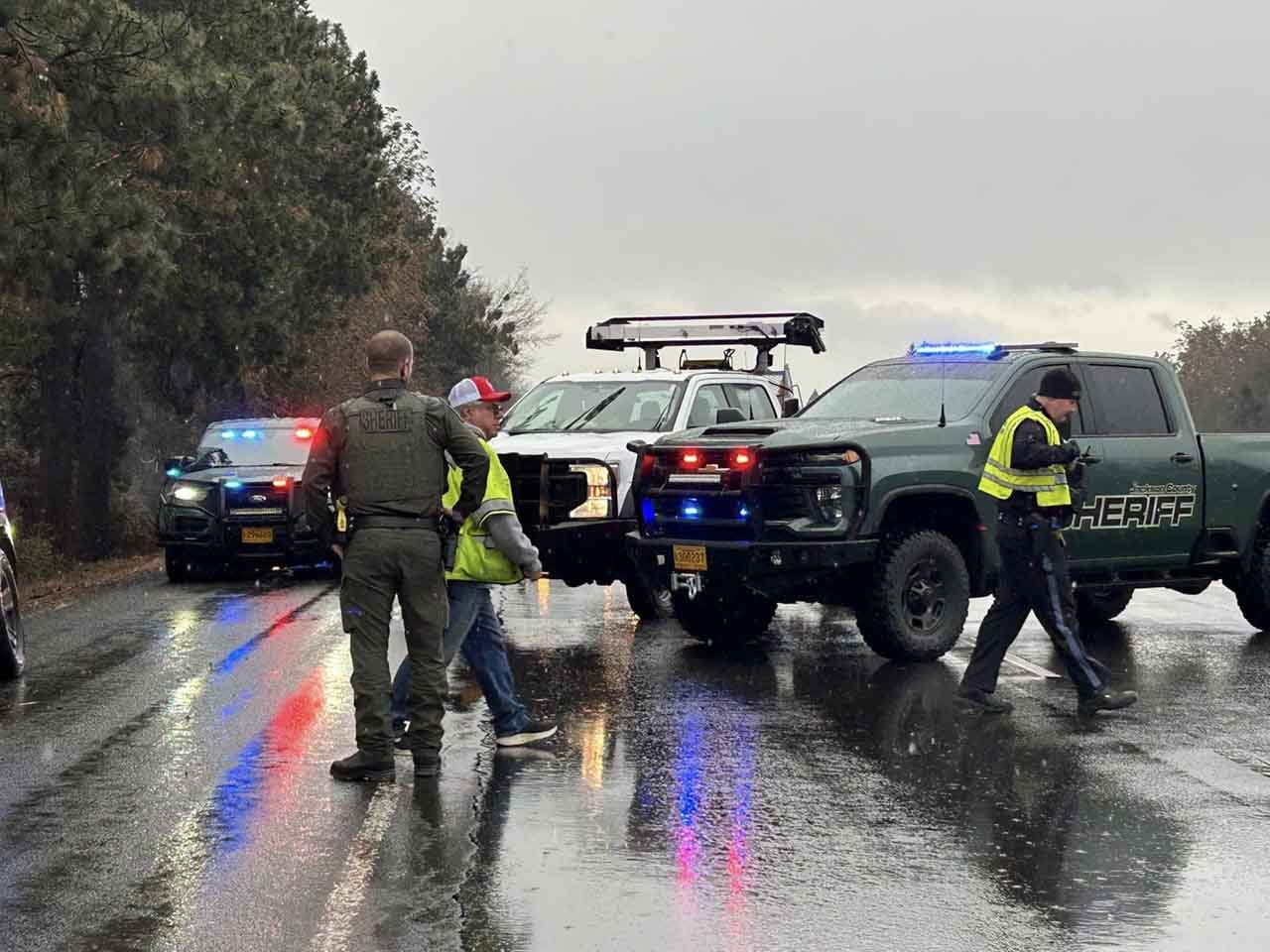 CENTRAL POINT, Ore. – A motorcycle crashed on I-5 north near milepost 34