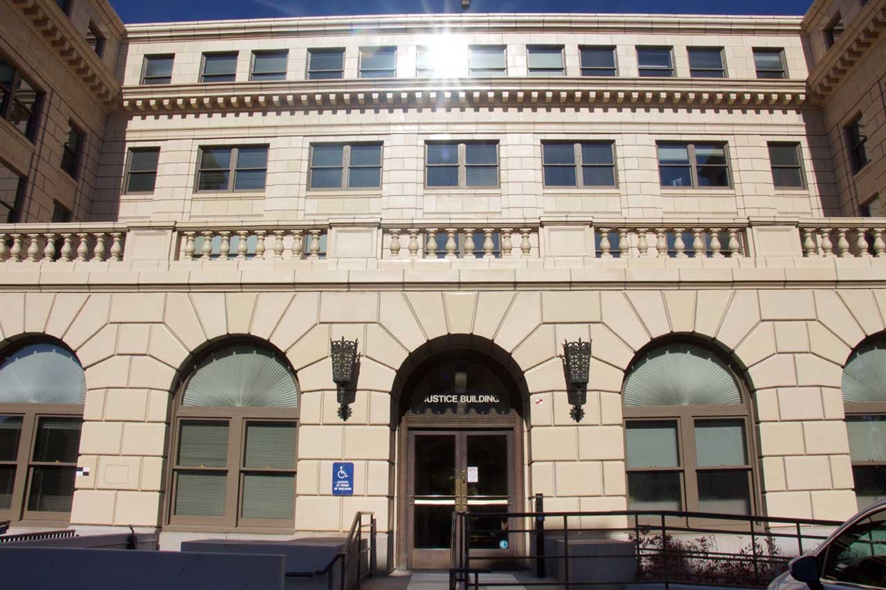 The Oregon Department of Justice building in Salem.