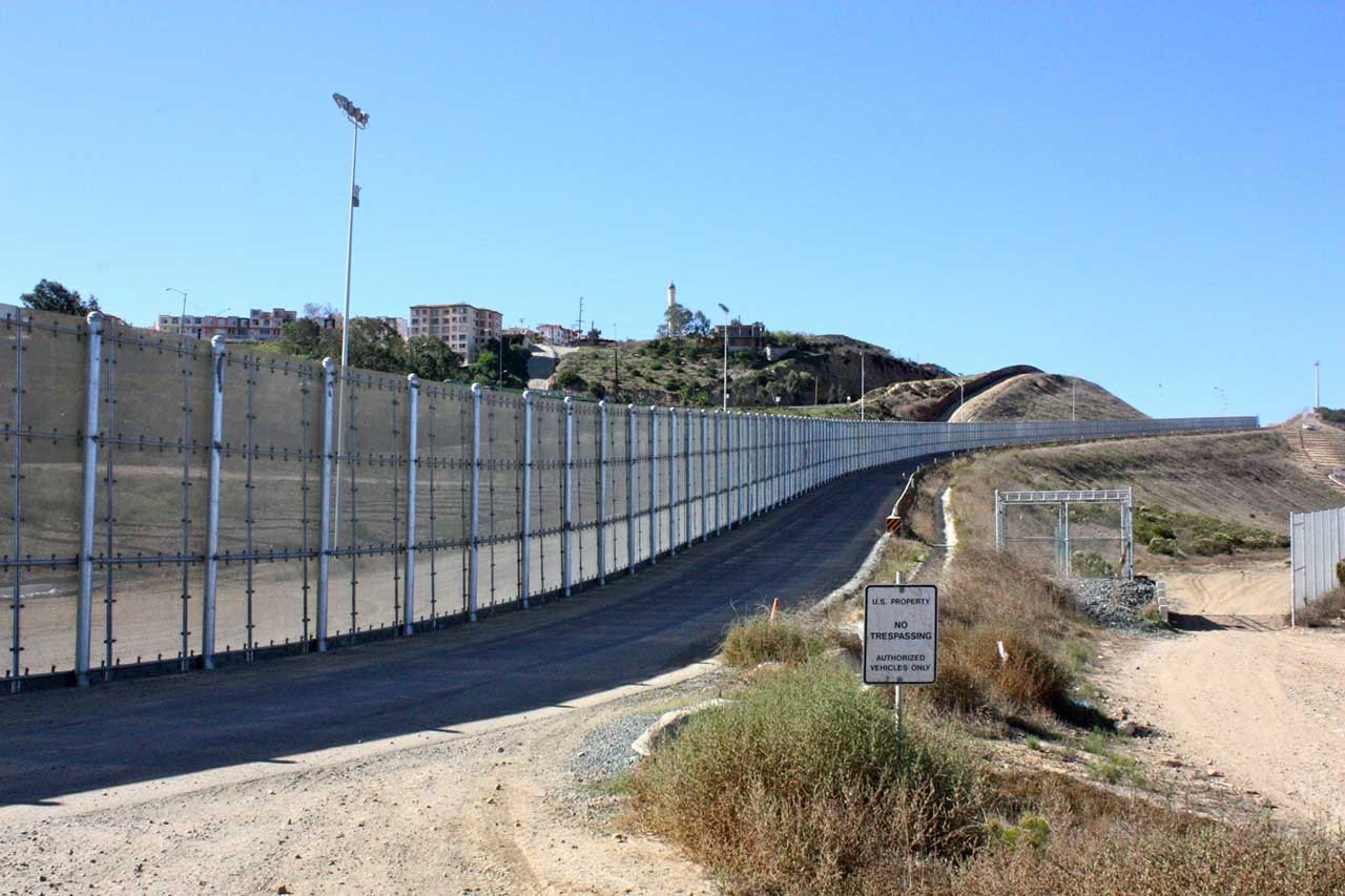 US-Mexico border in San Diego