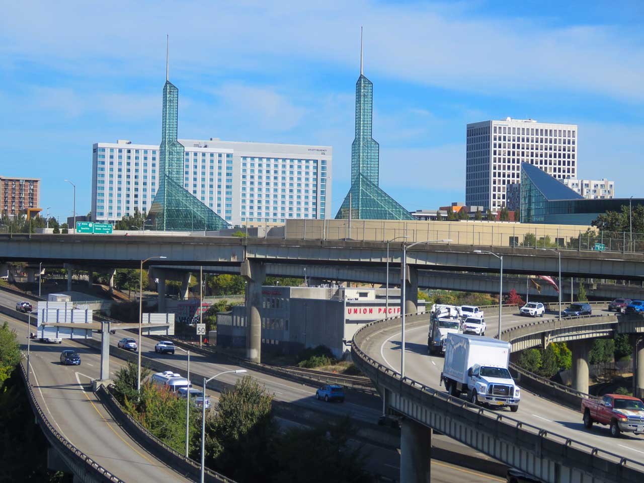 Interstate 5 - Interstate 84 Interchange in Portland