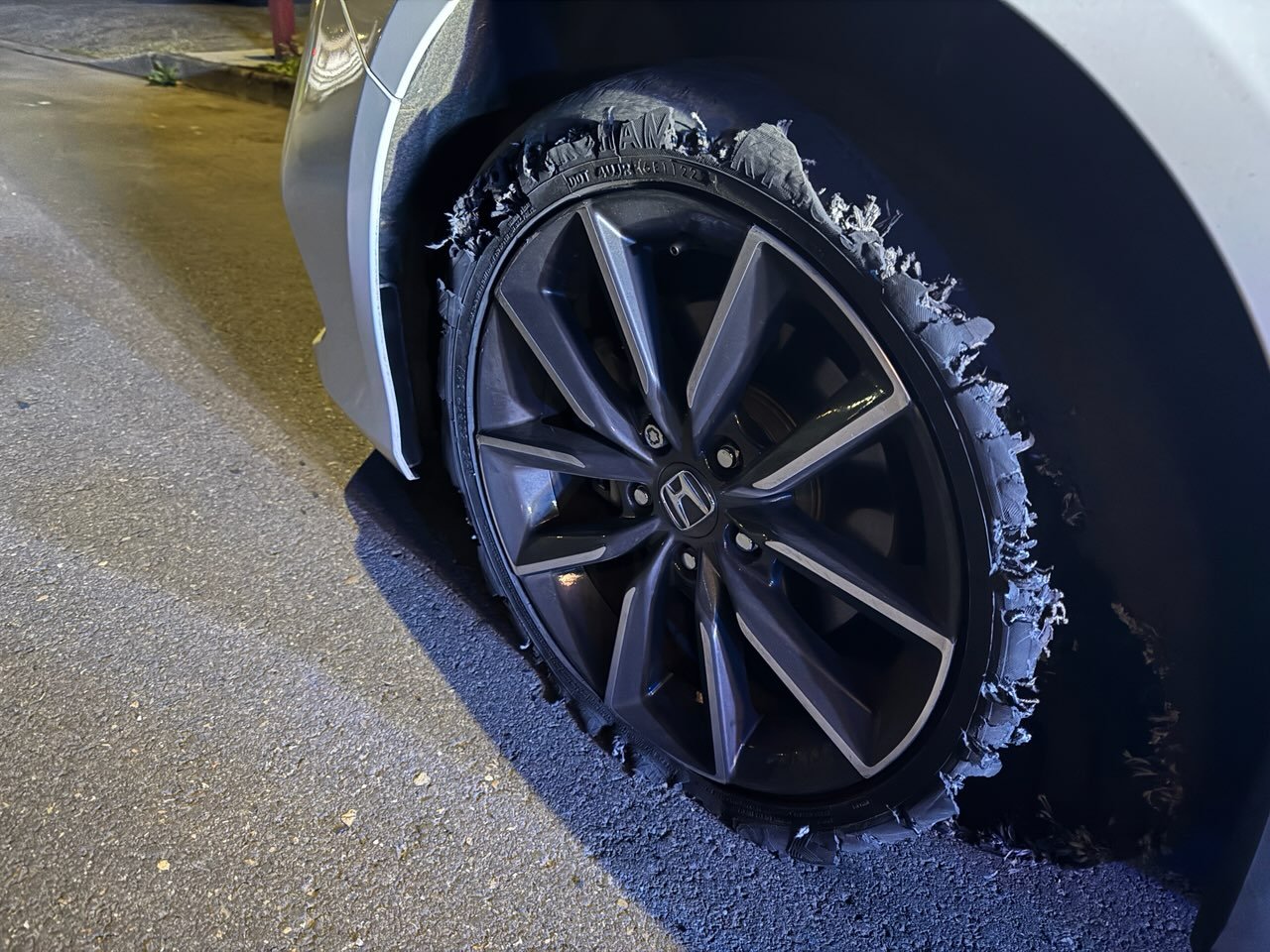 Spiked tire