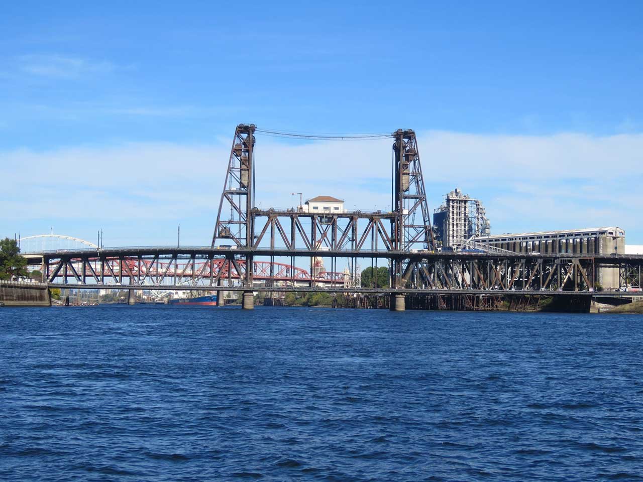 Steel Bridge in Portland, Oregon
