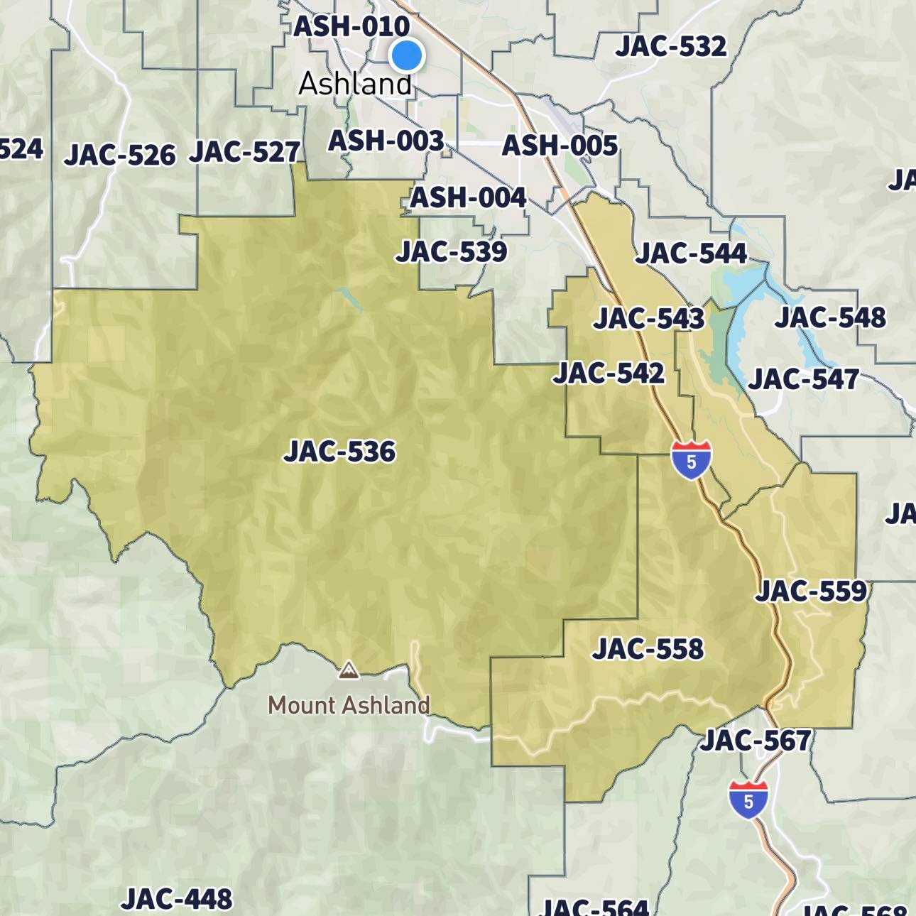Jackson county wildfire evacuation orders