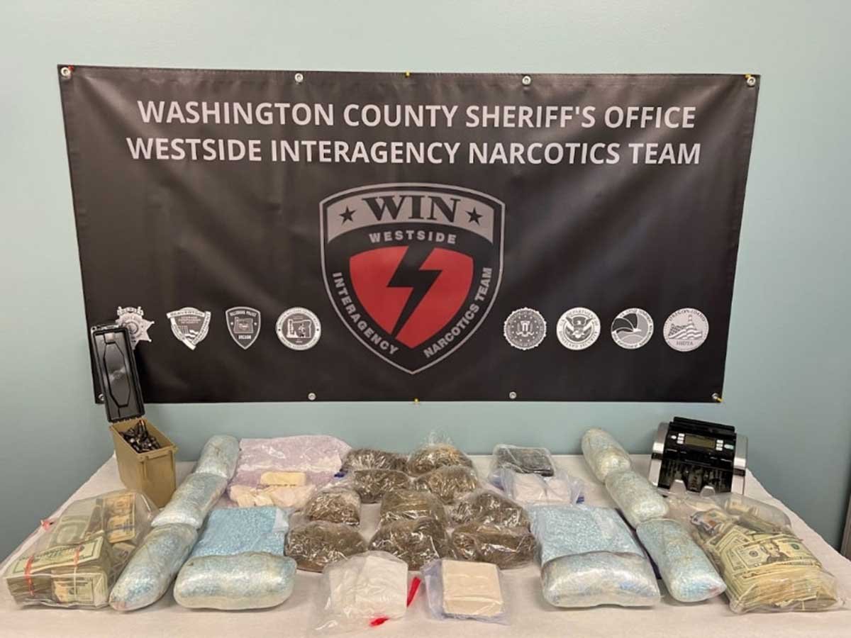 Oregon Law Enforcement Officers Seize 43 Pounds of Fentanyl