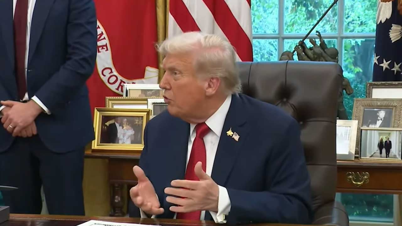 President Trump - don't know how anybody lives there. It's anarchy