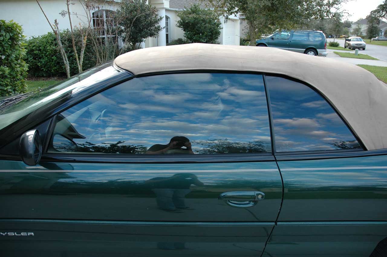 Tinted car windows