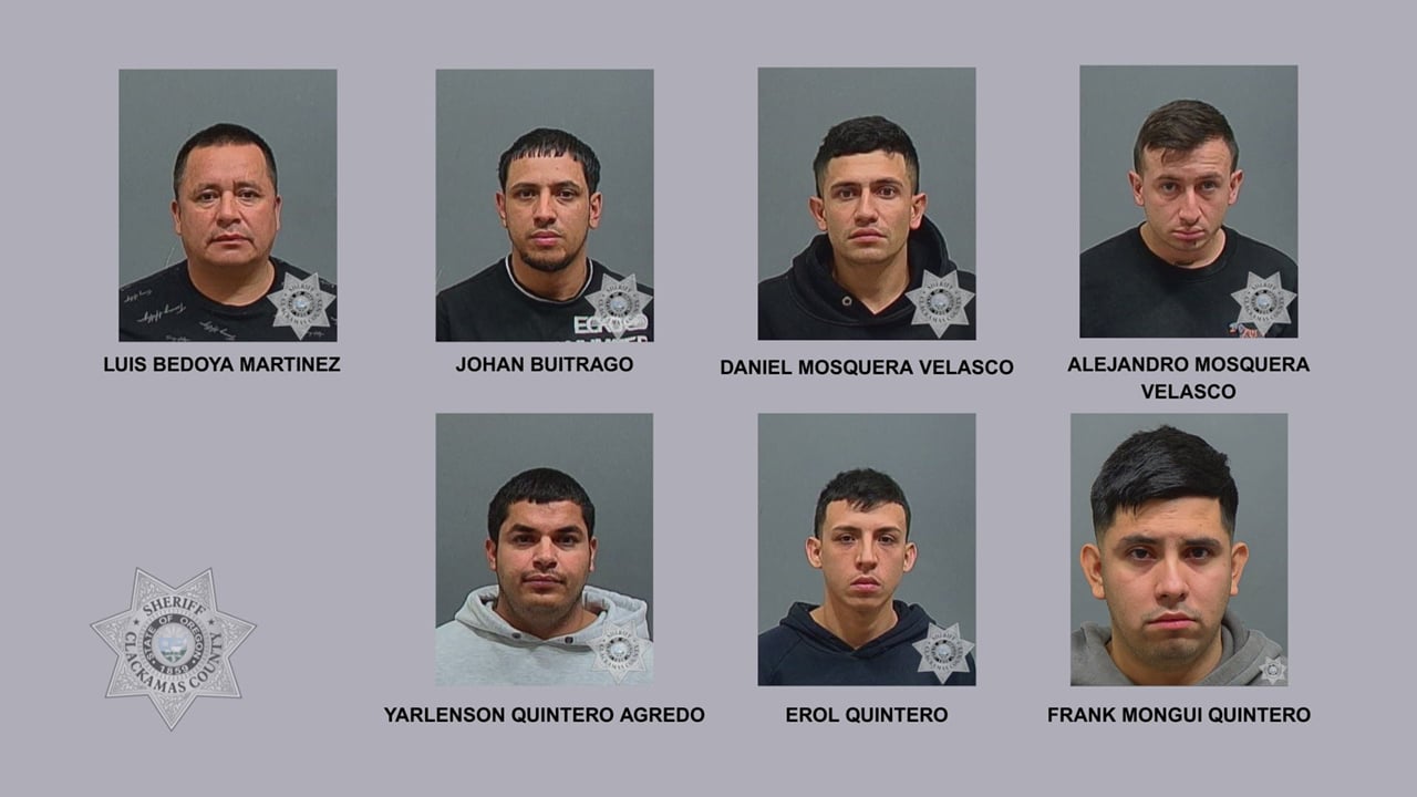 Sheriff’s Office arrests seven suspects related to Clackamas burglary