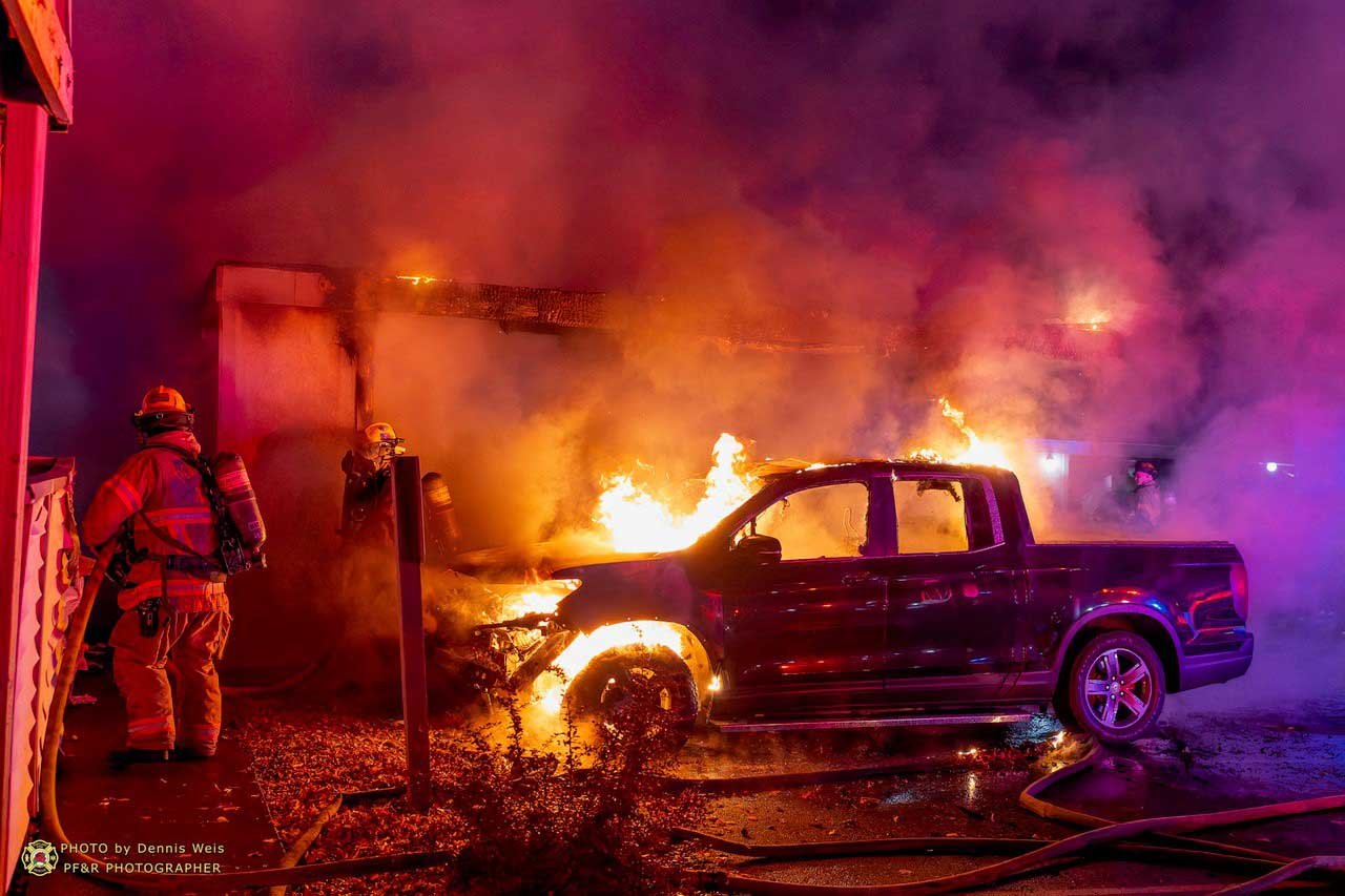 An arson investigation is underway after a car fire at the home of City Councilor Candace Avalos.