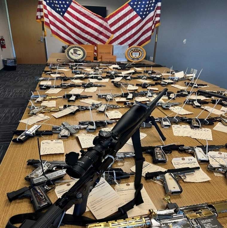 Mexican National Sentenced for Trafficking Over 70 Firearms