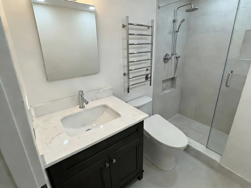 Condo bathroom refresh, Downtown Toronto