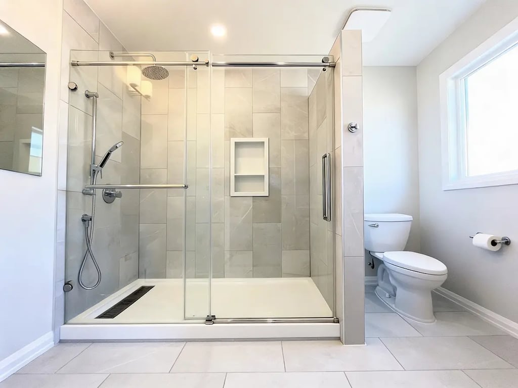 Full master bathroom remodel, North York