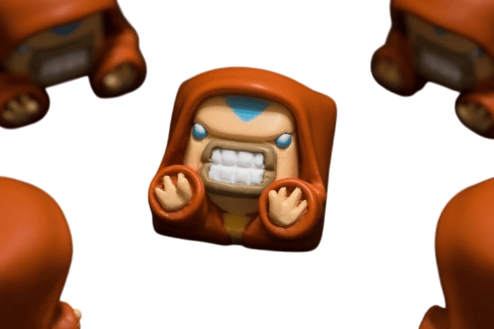 Alpha Keycaps Darth Looga Bald Wind Boi artisan keycap