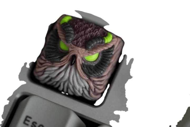 Alpha Keycaps Devoura Mauve 700 artisan keycap