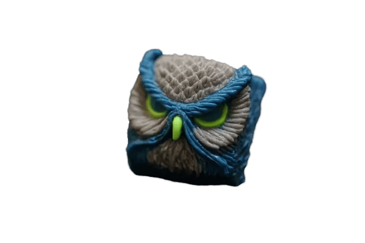 Alpha Keycaps Keypora Neon Visor artisan keycap