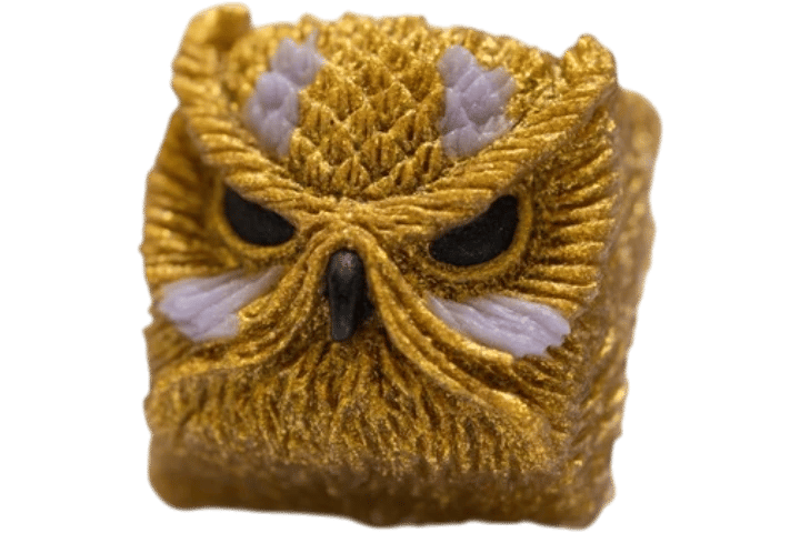 Alpha Keycaps Keypora White Hat artisan keycap