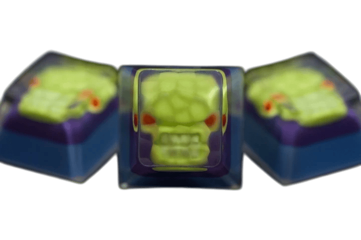 Alpha Keycaps MF Belooga Skeletor artisan keycap