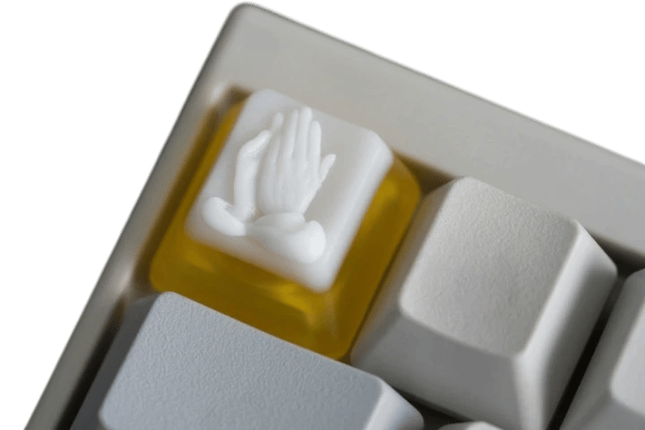 Alpha Keycaps Prayge Pilsner (T) artisan keycap