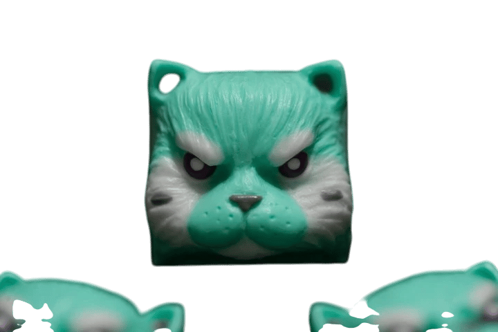 Alpha Keycaps Salvador HFO Cyan artisan keycap
