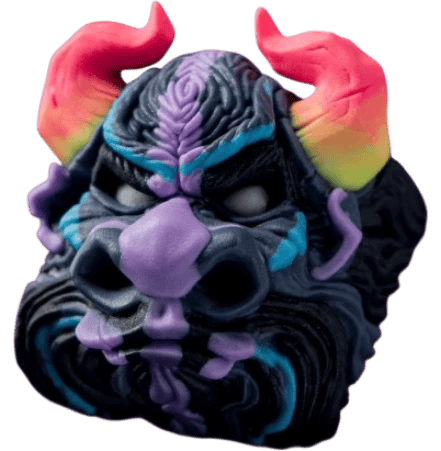 Artkey Bull v2 Dracula artisan keycap