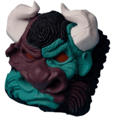 Artkey Bull v2 Rebel artisan keycap