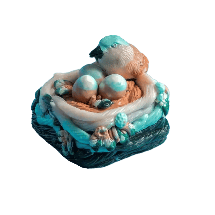 Artkey Feather’born Chocomint artisan keycap