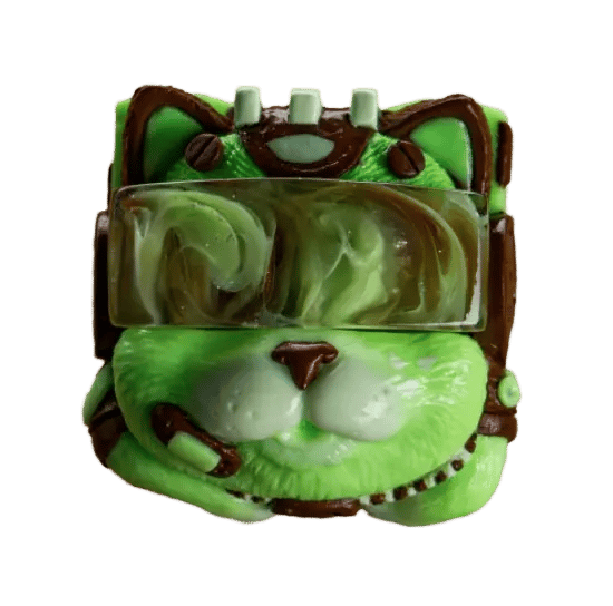 Artkey Felix Matcha Mocha artisan keycap