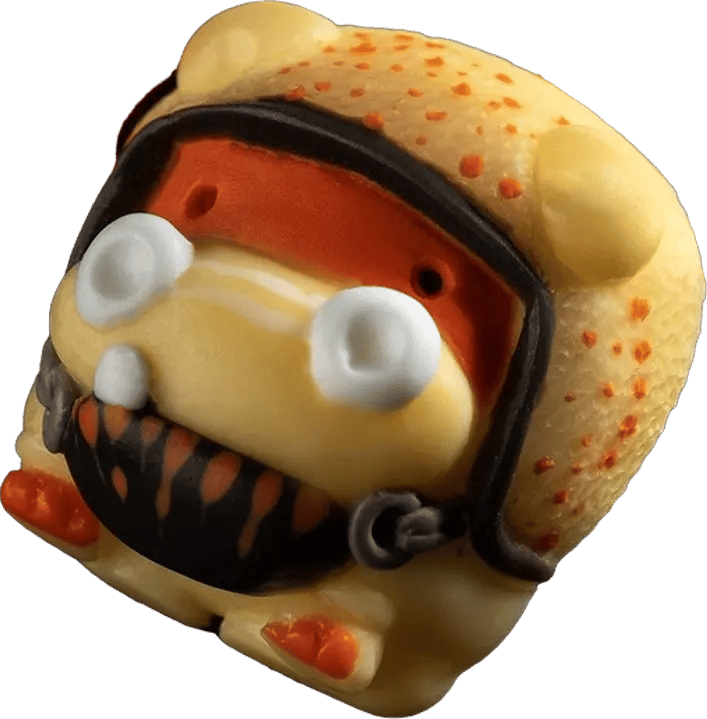 Artkey Hipo Sunrise artisan keycap