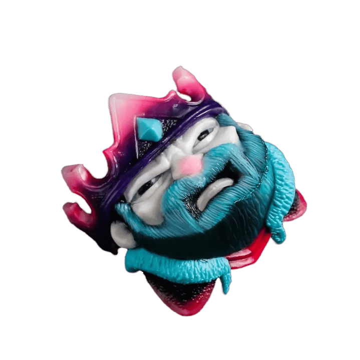 Artkey King Neon-Noir artisan keycap
