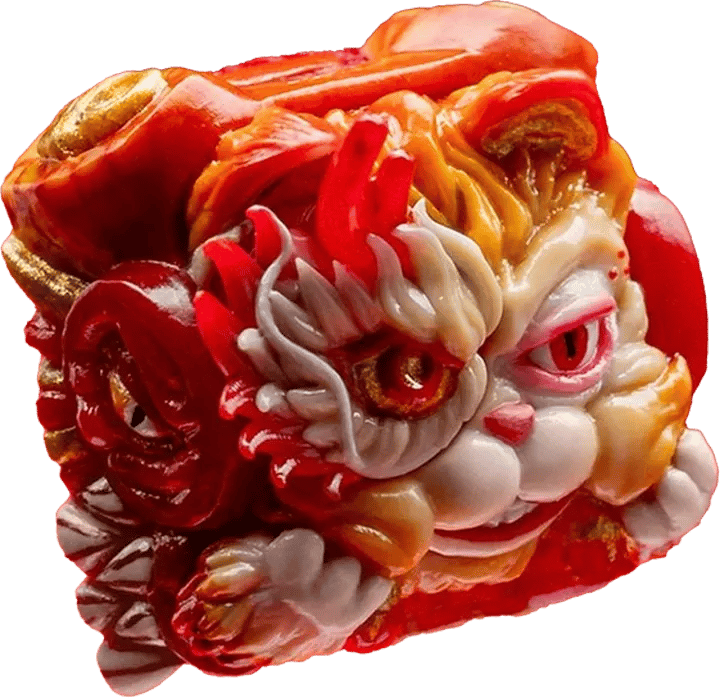 Artkey Otis Dragon's Luck artisan keycap