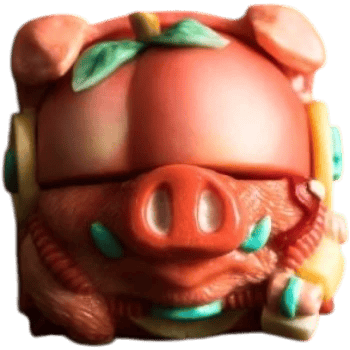 Artkey Porcus Momobou artisan keycap