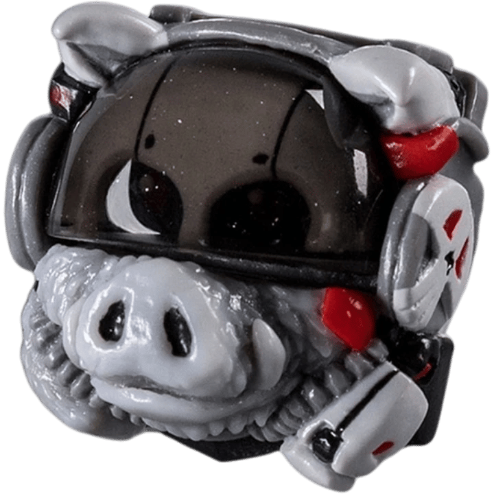 Artkey Porcus v1.5 Necrobot artisan keycap