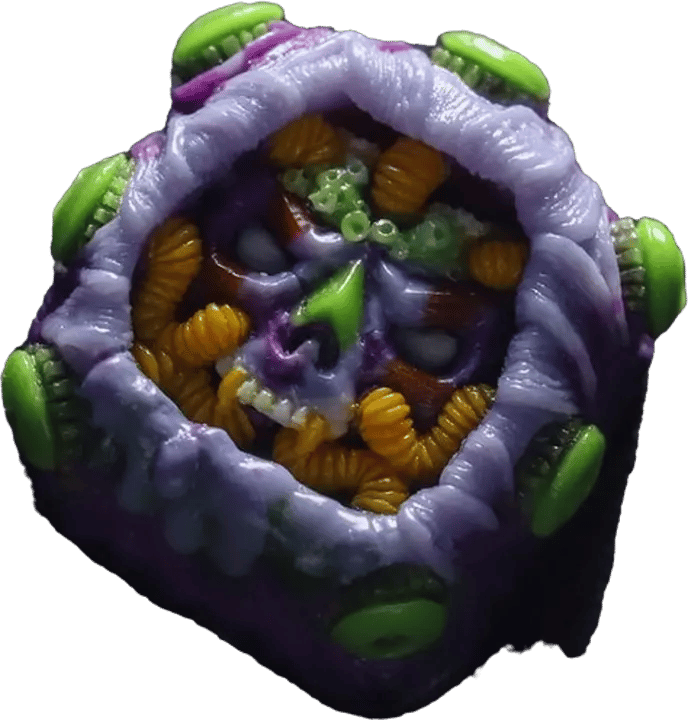 Artkey Skudu EVA-01 artisan keycap