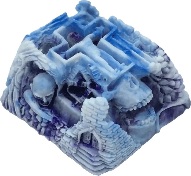 BrewCaps Pain Frostbite artisan keycap